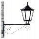 LED High Bay Wall & Pole Mount Bracket Forja 60cm Gloss Black