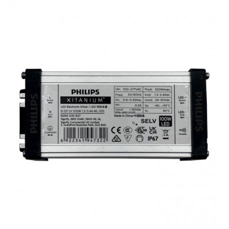 LED-driver Philips Xitanium 1-10V dimbaar tot 100W