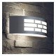 Wandlamp LED E27 GOTEMBURGO nikkel voor buiten IP44