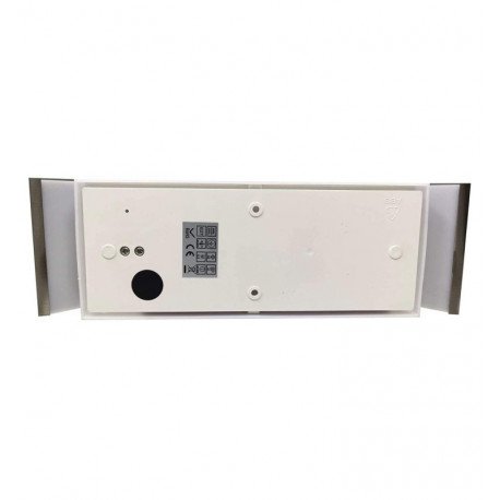 Wandlamp LED E27 GOTEMBURGO nikkel voor buiten IP44