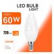 LED vela lamp 6W E14 C37 180° OSRAM DURIS Chip