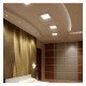 Opbouw led-plafond 20W vierkant voor binnen met OSRAM-chip