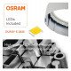 Opbouw led-plafond 20W vierkant voor binnen met OSRAM-chip