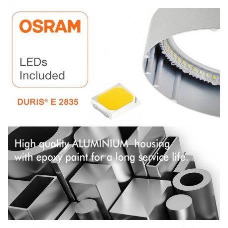 Plafón LED de superficie 20W para interior con chip OSRAM