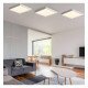 Opbouw led-plafond 20W vierkant voor binnen met OSRAM-chip