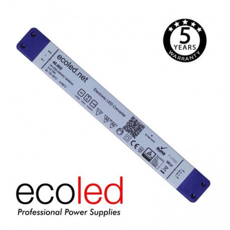 LED-voeding 24V 30W voor ledstrips IP20 TÜV