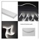U-profiel flexibele led aluminium 2 meter voor bochten