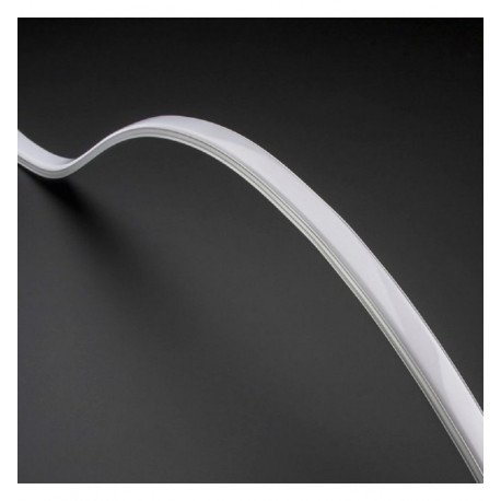 Perfil Aluminio Flexible U LED 2 metros para curvas