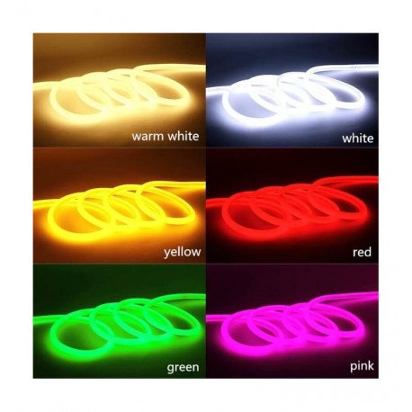Led neon circular flexibele strip 220V 7W/m voor decoratie
