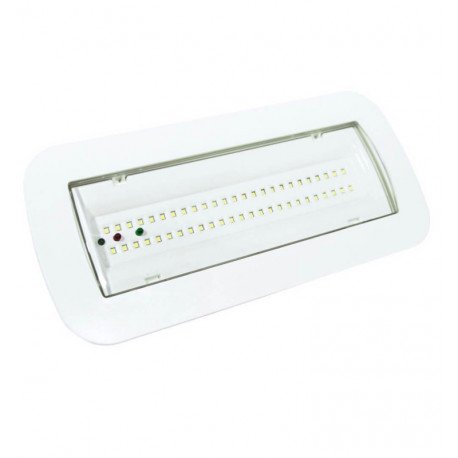 LED Noodverlichting 4W IP65 met automatische test en plafondkit