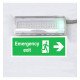 LED Noodverlichting 4W IP65 met automatische test en plafondkit