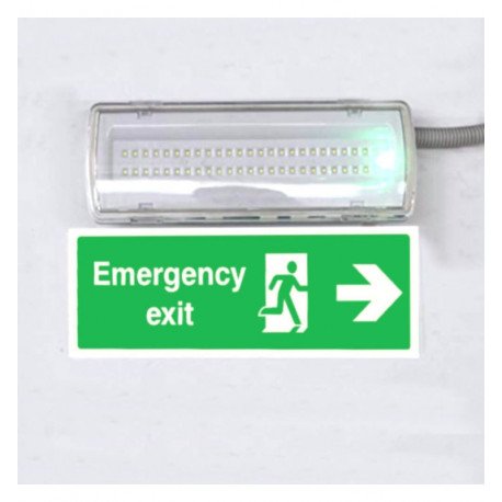 LED Noodverlichting 4W IP65 met automatische test en plafondkit