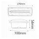 LED Noodverlichting 4W IP65 met automatische test en plafondkit