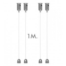Ophangset voor ledpaneel 1 meter