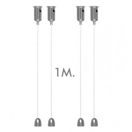 Ophangset voor ledpaneel 1 meter