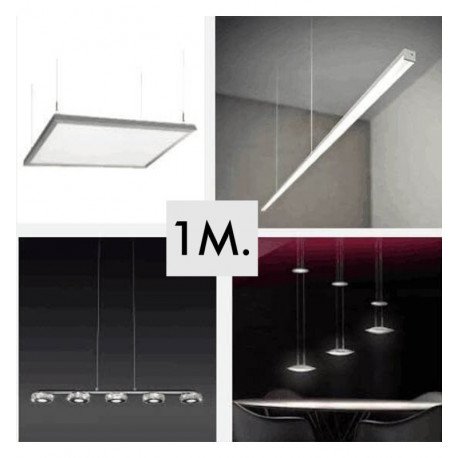 Kit de suspensión para panel LED 1 metro