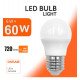 LED-lamp 6W E27 G45 220° OSRAM Chip DURIS sin flicker
