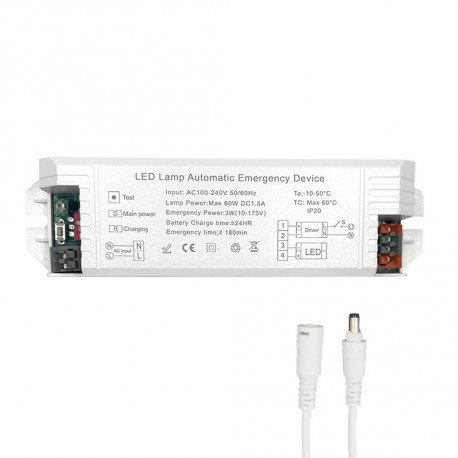 Noodomschakelset voor ledarmatuur tot 50W