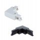L-connector links voor 3-fase rails
