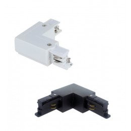 L-connector links voor 3-fase rails