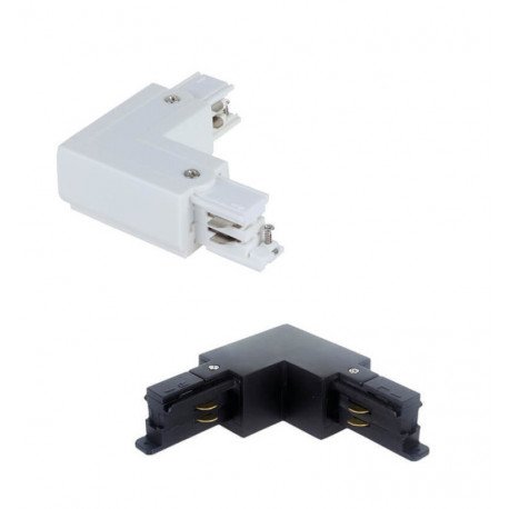 L-connector links voor 3-fase rails
