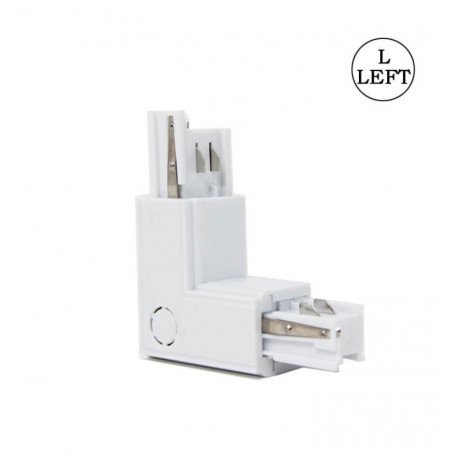 L-connector links voor 3-fase rails