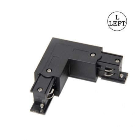 L-connector links voor 3-fase rails