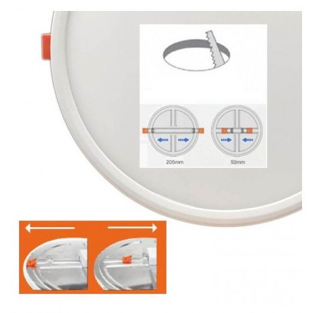 Slim ronde LED-downlight 20W dimbaar OSRAM DURIS E