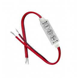 Mini dimmercontroller ledstrip monocolor 12/24V tactiel