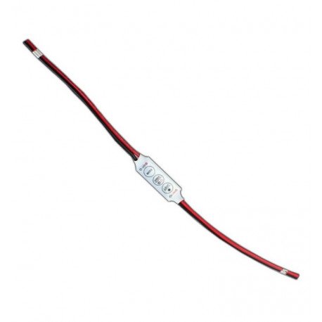 Mini dimmercontroller ledstrip monocolor 12/24V tactiel