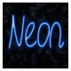Led-neonstrip 8W 12V flexibel blauw 25m voor reclame