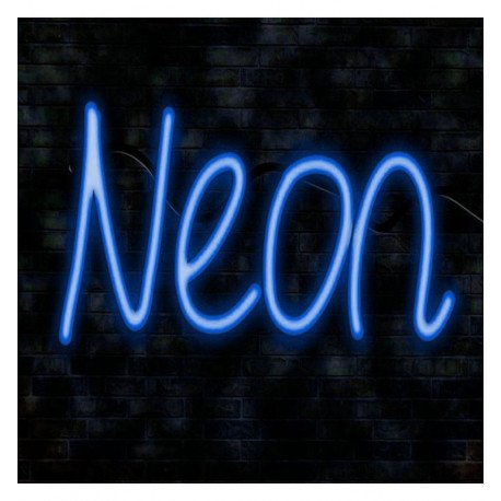 Led-neonstrip 8W 12V flexibel blauw 25m voor reclame