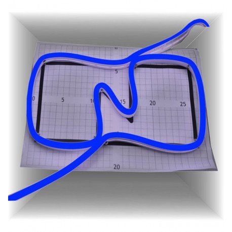 Led-neonstrip 8W 12V flexibel blauw 25m voor reclame