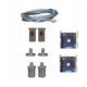 Aluminium led-profiel INFINITY PRO dubbel licht 2 m voor lineaire ledstrips