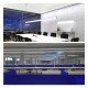 Aluminium led-profiel INFINITY PRO dubbel licht 2 m voor lineaire ledstrips