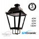 Farola LED Villa aluminio forjado 40W-50W-65W-100W exterior