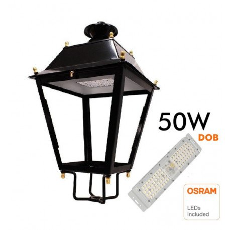 Farola LED Villa aluminio forjado 40W-50W-65W-100W exterior