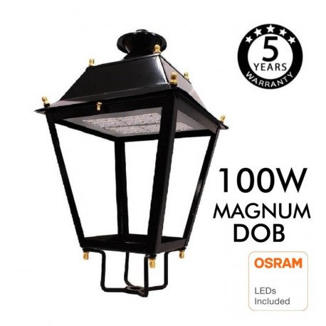 Farola LED Villa aluminio forjado 40W-50W-65W-100W exterior