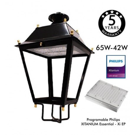 Farola LED Villa aluminio forjado 40W-50W-65W-100W exterior