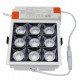 Inbouw downlight LED 40W OSRAM 24° UGR17 antiverblinding