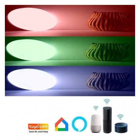 Plafón LED 18W WiFi SMART RGB+CCT regulable