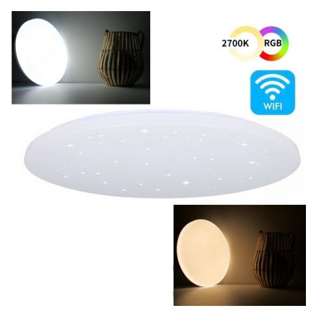 Plafondlamp led 18W WiFi SMART RGB+CCT dimbaar