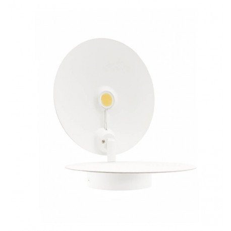 LED Wall Light 5W Eclipse White with Adjustable Light