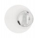 Aplique LED 5W Eclipse blanco para pared con luz ajustable