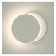 Aplique LED 5W Eclipse blanco para pared con luz ajustable