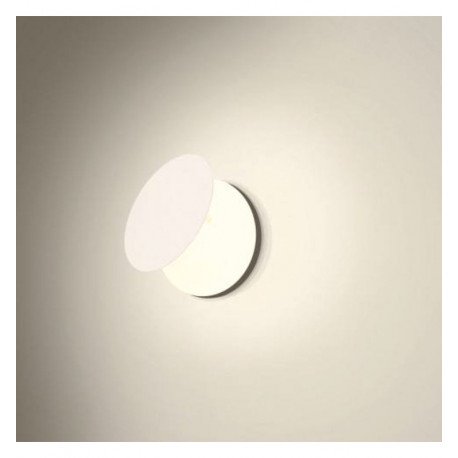 LED Wall Light 5W Eclipse White with Adjustable Light