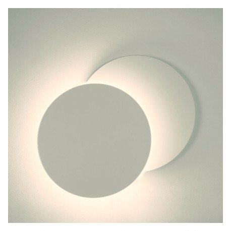 LED Wall Light 5W Eclipse White with Adjustable Light