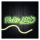 Led neon circular 220V 7W/m flexibele strip voor decoratie groen