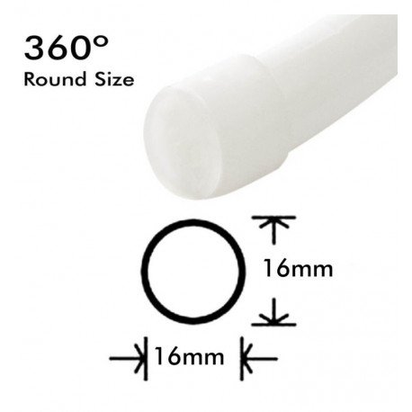 Led neon circular 220V 7W/m flexibele strip voor decoratie groen