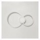 Aplique LED 24W VISBY para pared interior blanco cálido 3000K